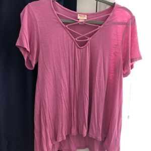 Mossimo pink shirt